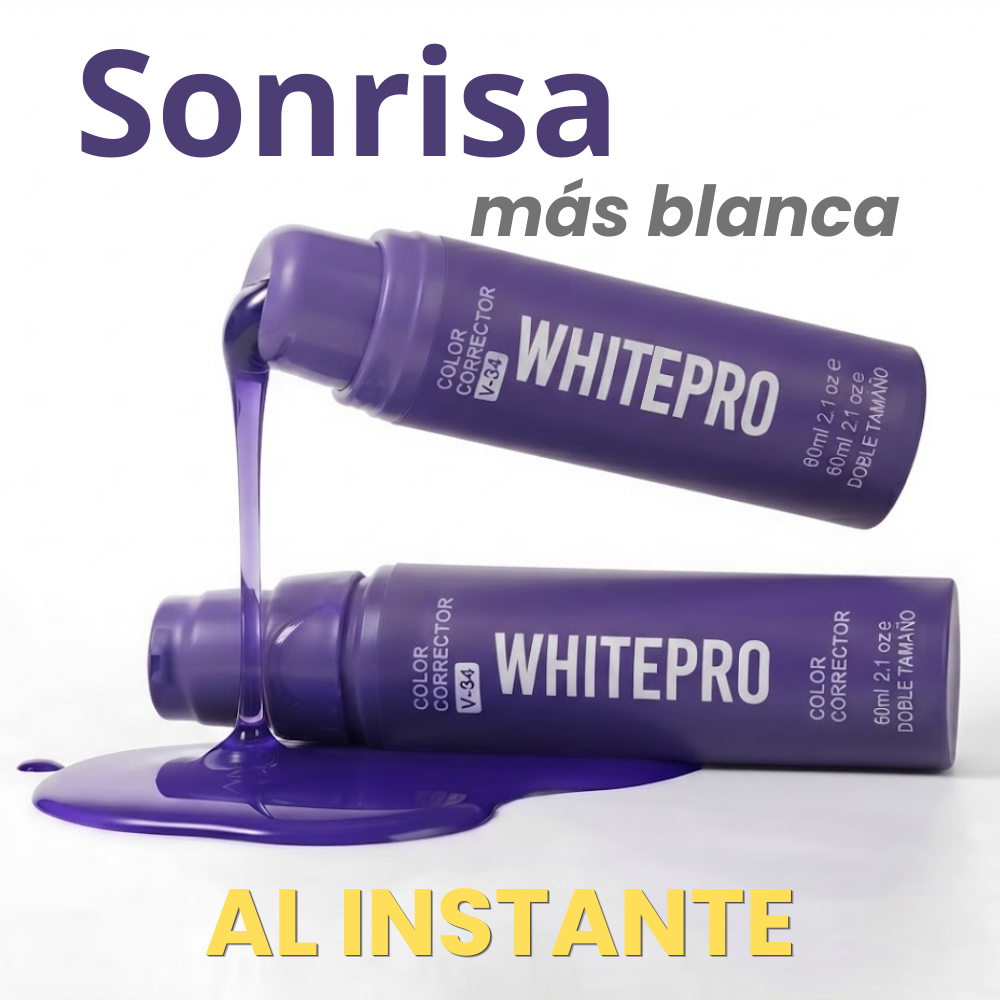 WHITEPRO™ | Sonrisa más blanca al instante desde la primera aplicación