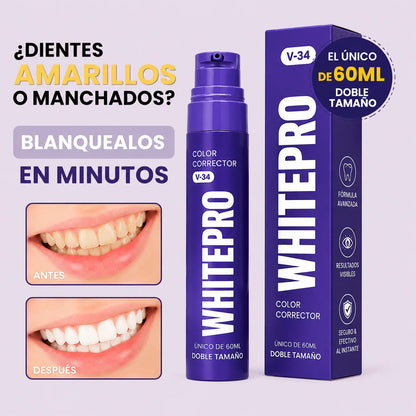 WHITEPRO™ | Sonrisa más blanca al instante desde la primera aplicación
